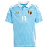 Camiseta de fútbol Bélgica Bakayoko 19 Niño 2ª equipación Euro 2024